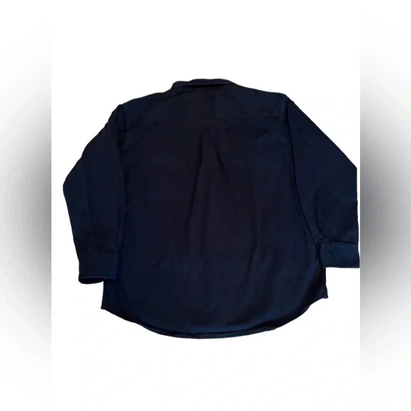 Timberland Weathergear Button Up Shirt Mens Size M Rugged Fit Black Heavy VTG - Picture 4 of 4